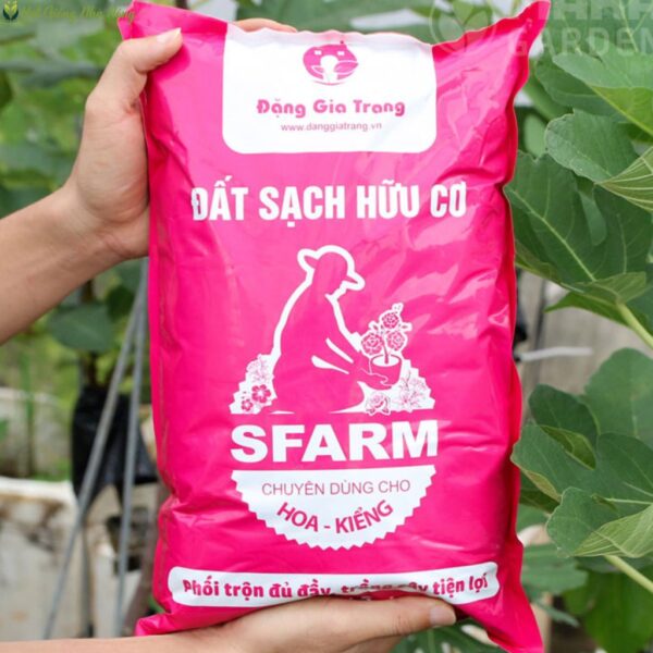 Đất Sạch Hữu Cơ SFARM Chuyên Dùng Cho Hoa Kiểng