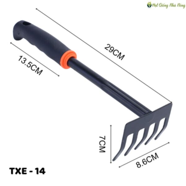 Cào Thép Làm Vườn Cán Nhựa TXE-14